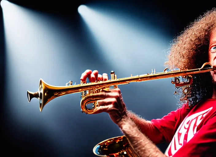 Image similar to photo still of kenny g on stage at vans warped tour!!!!!!!! at age 3 8 years old 3 8 years of age!!!!!!! playing saxophone, 8 k, 8 5 mm f 1. 8, studio lighting, rim light, right side key light