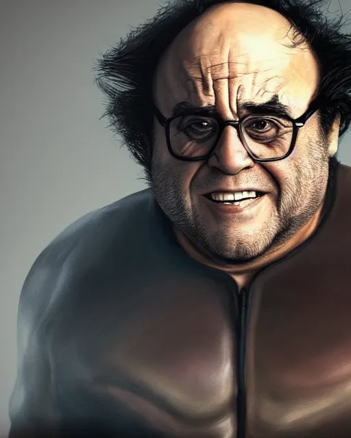 Prompt: danny devito as wolverine, full body portrait, oil on canvas, octane render, trending on artstation