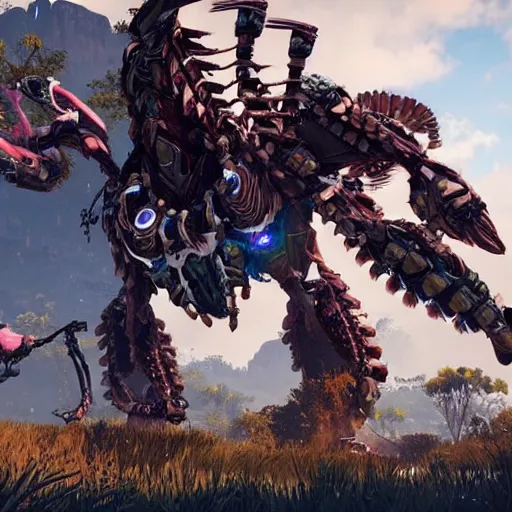 Image similar to horizon zero dawn enemy boss