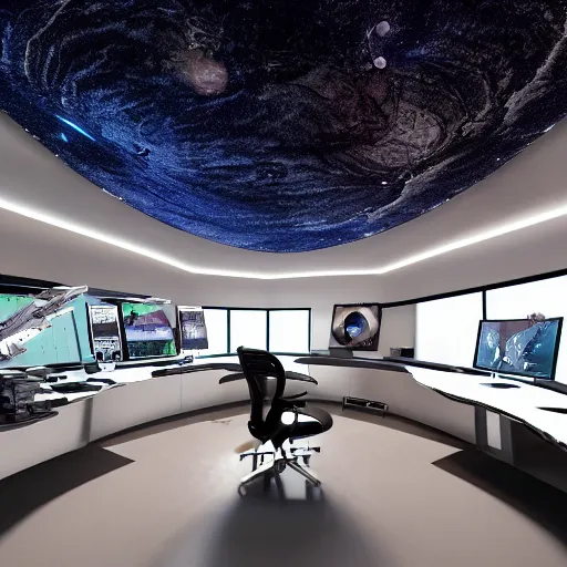 Image similar to a moon - sized battle station, space, highly detailed, amazing lighting