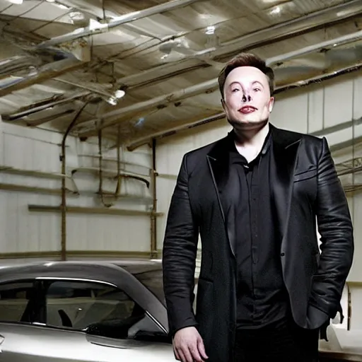 Image similar to elon musk studio ghibi