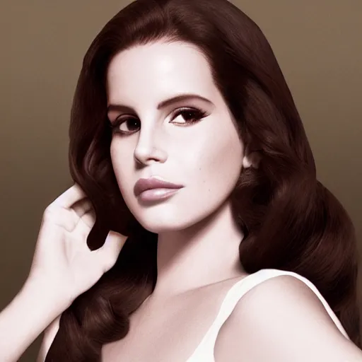 Image similar to Lana del rey in a hand cream commercial, photorealistic, detailed, studio