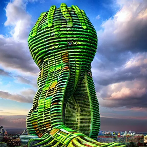 Image similar to monster by vincent callebaut