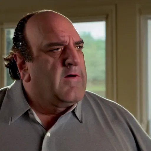 Prompt: an angry tony soprano finding out all the gabagool is gone, 8 k, high definition, highly detailed, photo - realistic