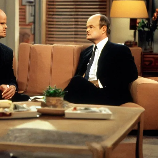 Prompt: a new episode of Frasier