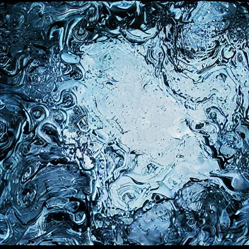 Image similar to melted liquephotographs submerged digitalart