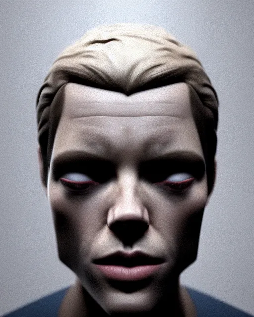 Prompt: two in the void, stephen conroy, filonov, beautiful face, octane rendering