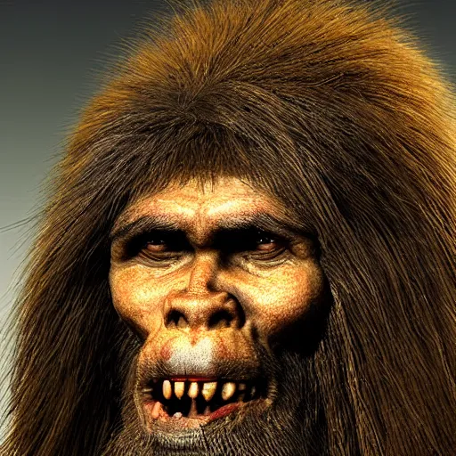 Prompt: extreme uhdr photorealistic photograp of saints neanderthal, fine details, highly detailed