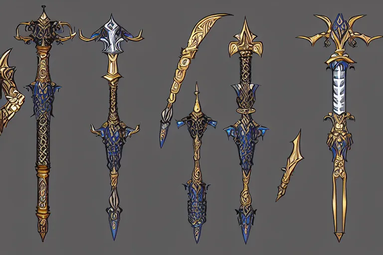 fantasy weapons and armor