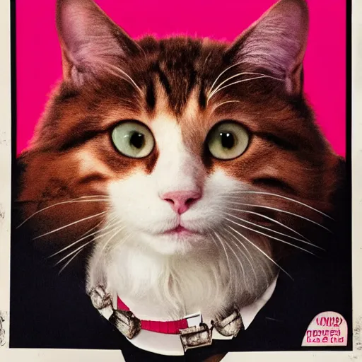 Image similar to movie poster for a 8 0 s comedy film beverly hills cat, high detail portraits
