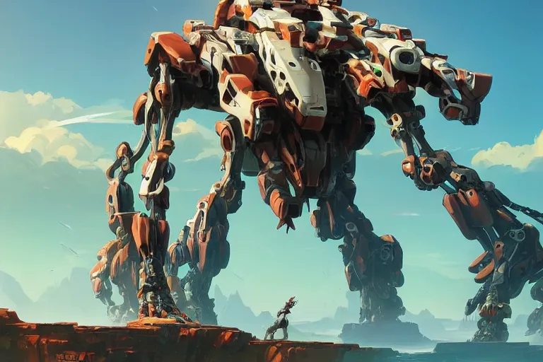 Image similar to longleg machine mecha animal beast robot of horizon forbidden west horizon zero dawn bioluminiscence, behance hd by jesper ejsing, by rhads, makoto shinkai and lois van baarle, ilya kuvshinov, rossdraws global illumination