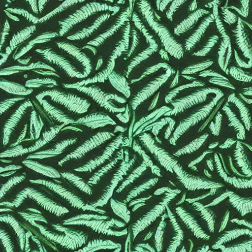 Image similar to green fern, textile print, tileable