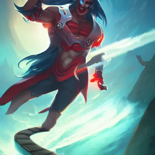 Image similar to odyssey kayn by greg rutkowski