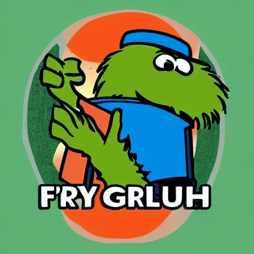 Image similar to logo for Oscar the Grouch's Funky Club