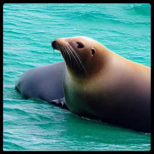 Image similar to “ a fat sea lion”