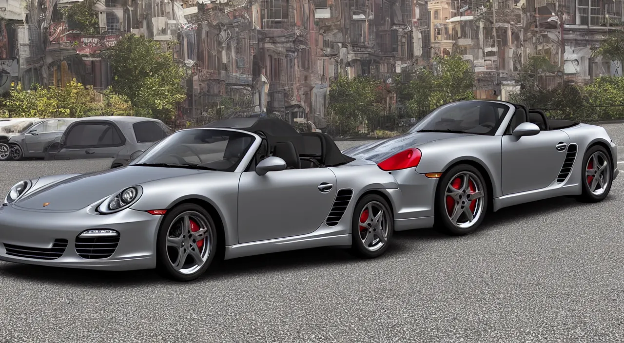 Image similar to ultra realistic porsche boxter