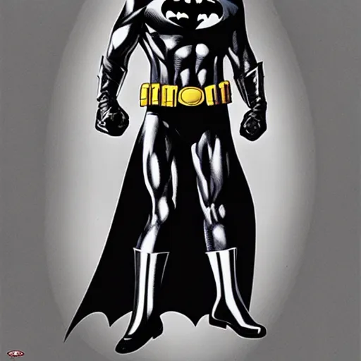 Image similar to batman full body character design by Alex ross