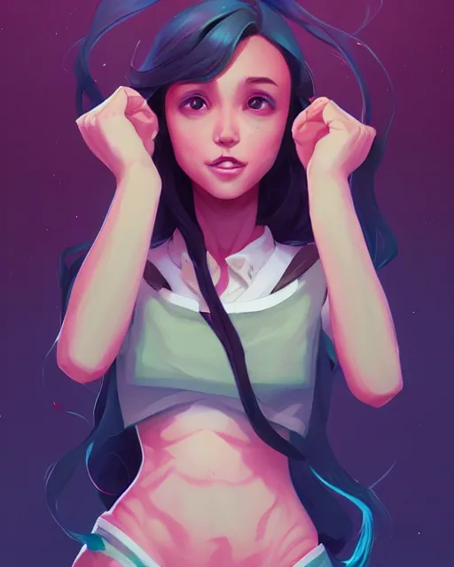 Image similar to a portrait of a beautiful full body Stella Maeve magic, art by lois van baarle and loish and ross tran and rossdraws and sam yang and samdoesarts and artgerm, digital art, highly detailed, intricate, sharp focus, Trending on Artstation HQ, deviantart, unreal engine 5, 4K UHD image