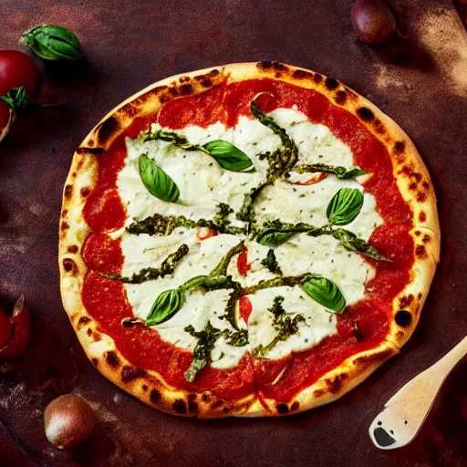 Prompt: A recipe on how to compose a pizza Margherita, by Leonardo da vinci