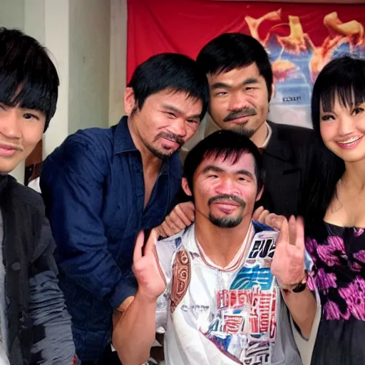 Prompt: ashita no joe with manny pacquiao as the main character