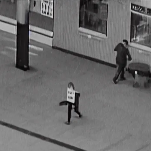 Prompt: cctv of the last sighting of a man who went missing