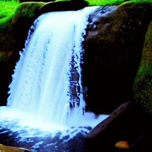 Image similar to zen, waterfall, ink