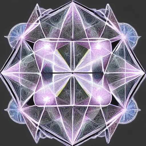 Prompt: metatrons cube, sacred geometry, highly detailed, matte painting, galaxy