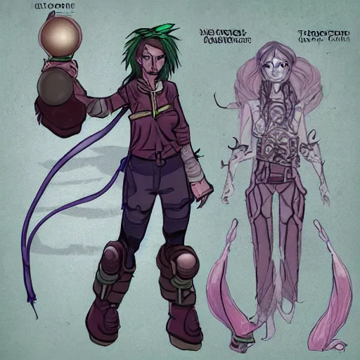 Image similar to female earth mage, character design, action pose : : spotlight, biopunk, forestpunk