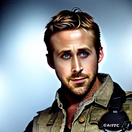 Image similar to ryan gosling in game dead space