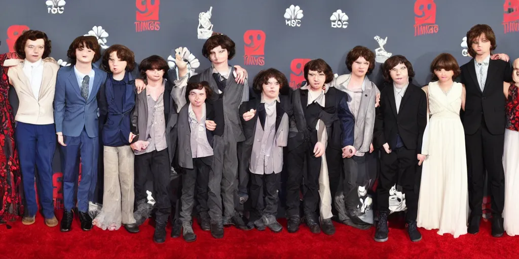 Prompt: stranger things cast