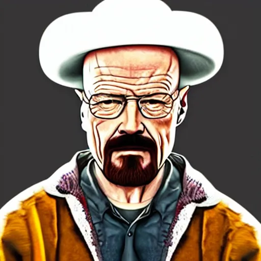 Image similar to walter white drinking milk