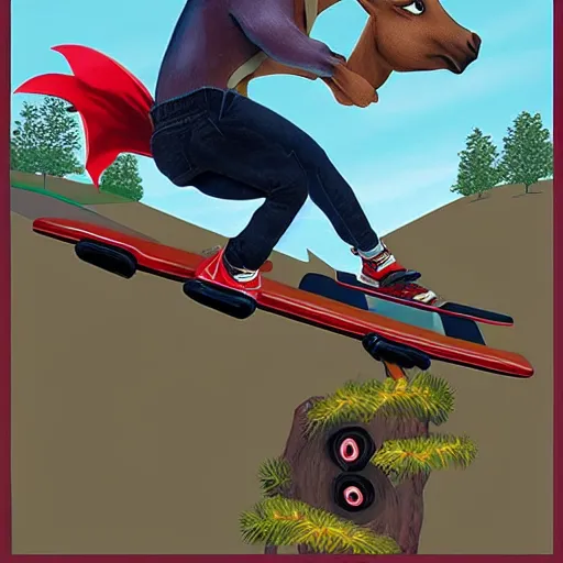 Prompt: tony horse proskater 3