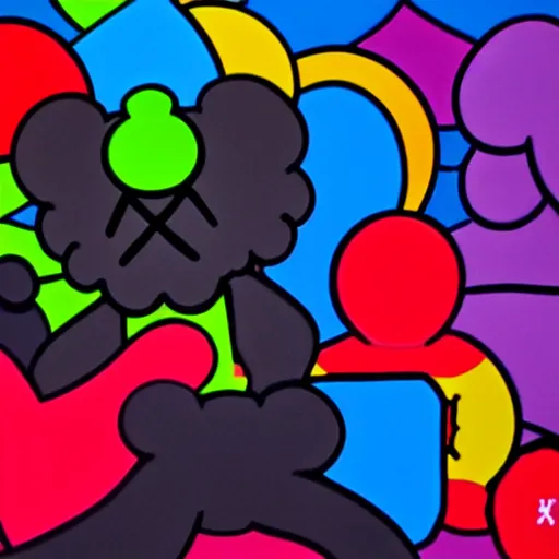 Image similar to kaws artwork