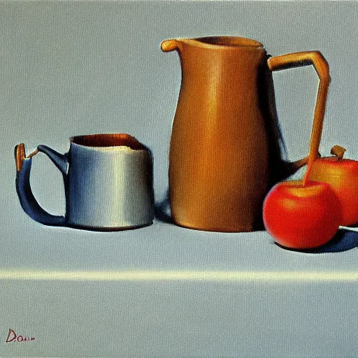 Image similar to still life painting by David Brown, matte,