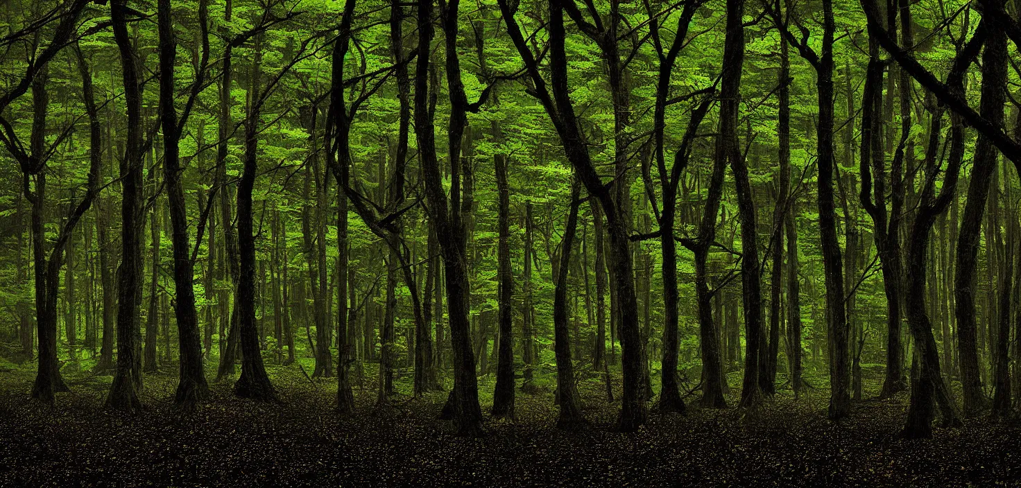 Image similar to dark forest by hattori naoto