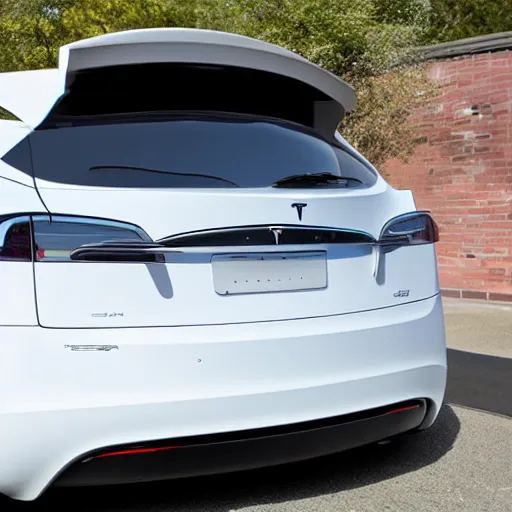 Image similar to tesla station wagon