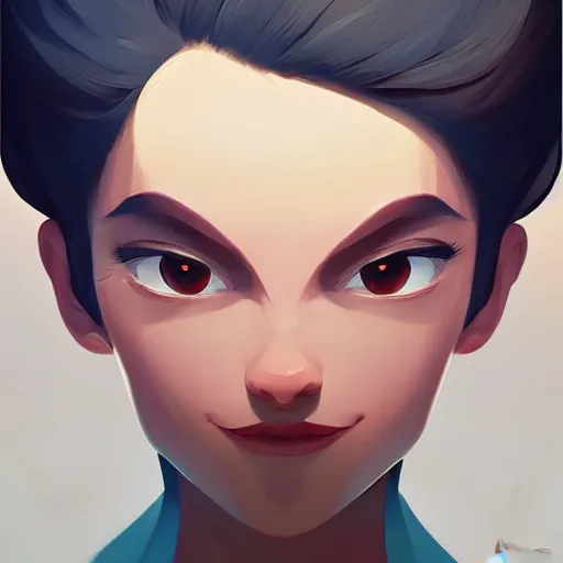 Image similar to face icon stylized minimalist mash, loftis, cory behance hd by jesper ejsing, by rhads, makoto shinkai and lois van baarle, ilya kuvshinov, rossdraws global illumination