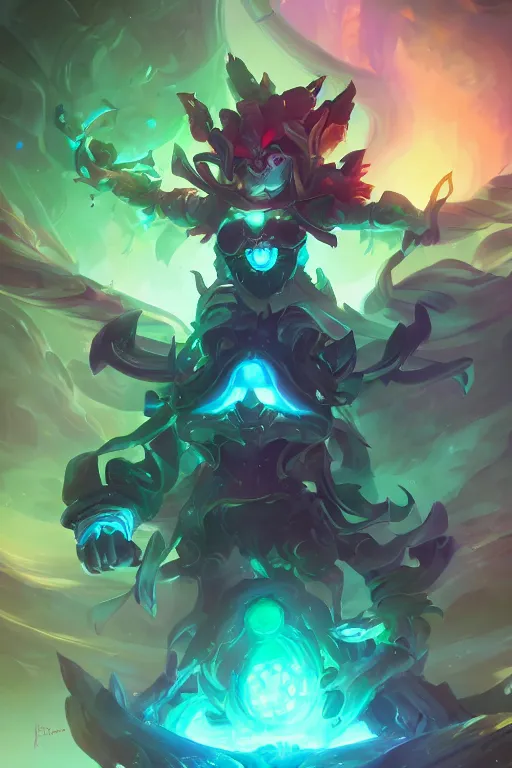 Prompt: ivern league of legends wild rift hero champions arcane fantasy digital painting bioluminance alena aenami artworks in 4 k design by lois van baarle by sung choi by john kirby artgerm and greg rutkowski and magali villeneuve tank support marksman mage fighter assassin,