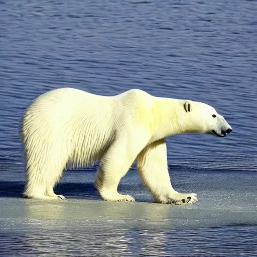 Image similar to a polar bear at the stanely cup