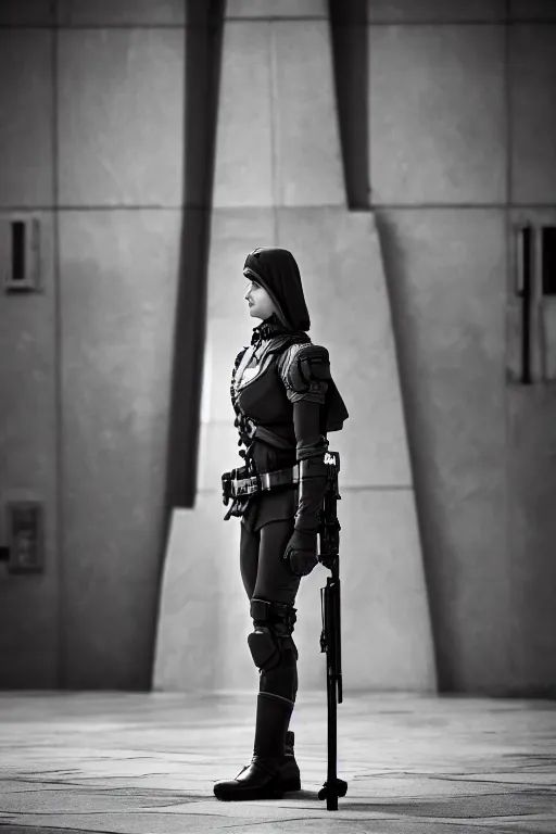 Image similar to a beautiful female guard from oblivion shyly posing on camera, symmetrical, cinematic, elegant, dawn light, real dlsr photography, sharp focus, 4 k, ultra hd, sense of awe