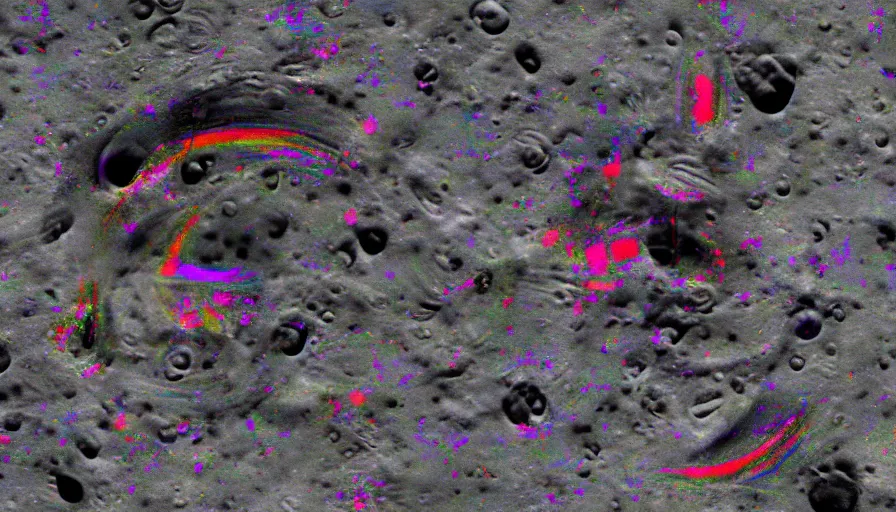 Image similar to lsd acid trip on the moon, 8K