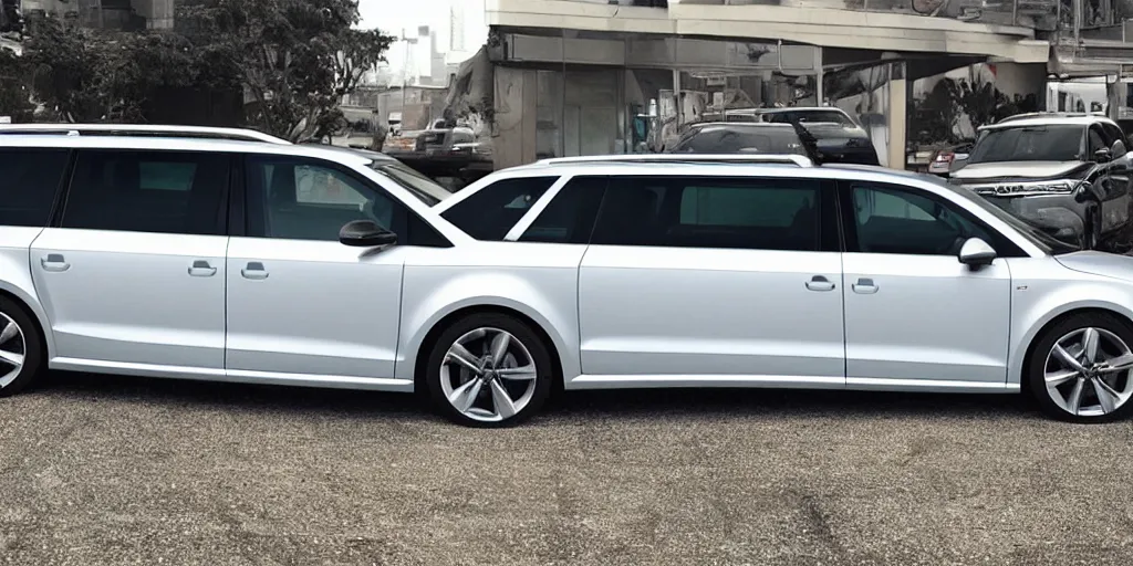 Image similar to “2022 Audi Minivan, ultra realistic, 4K”