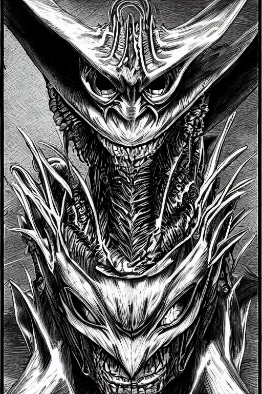 Image similar to goblin, symmetrical, highly detailed, digital art, sharp focus, trending on art station, kentaro miura manga art style