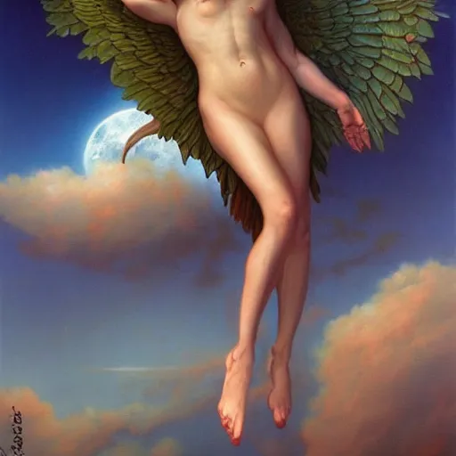 Image similar to an amazing masterpiece of art by gerald brom 👼 🌥️