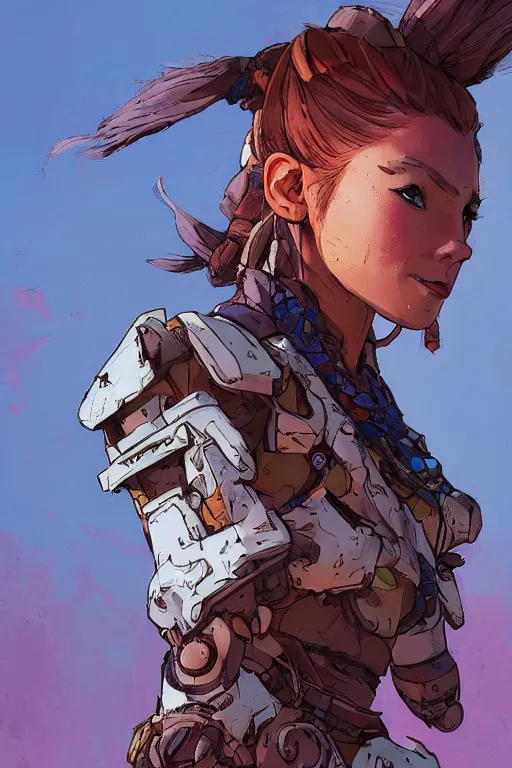 Image similar to combination suit armor aloy horizon forbidden west horizon zero dawn robot ninja mask helmet backpack tribal, art gta 5 comics, official fanart behance hd artstation by jesper ejsing, by rhads, makoto shinkai and lois van baarle, ilya kuvshinov, ossdraws radiating a glowing aura cgi rtx 2 0 2 2