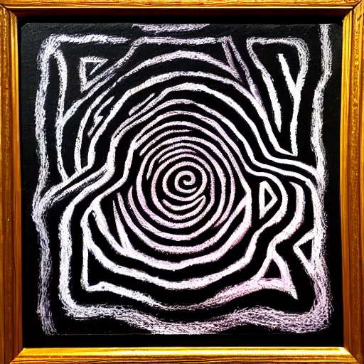 Image similar to dark cavern labyrinth, in the style of oilpainting