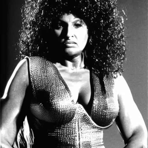 Prompt: still of pam grier as storm in the x - men ( 1 9 8 3 )