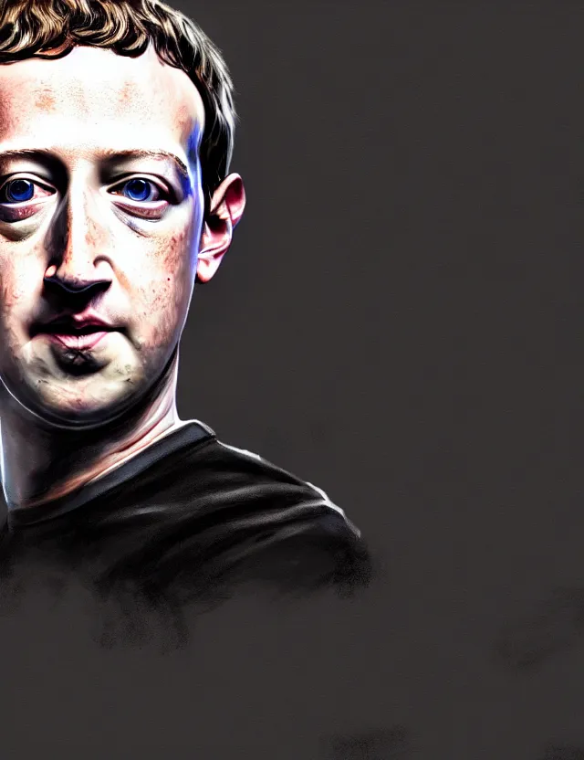 Image similar to a detailed digital painting of mark zuckerberg as an armoured dark lord, trending on artstation, digital art, 4 k resolution, detailed, high quality, sharp focus, hq artwork, coherent, insane detail, character portrait