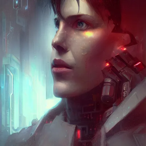 Prompt: wintermute, neuromancer, hal, evil a. i., cyberpunk, painted by stanley lau, painted by greg rutkowski, painted by stanley artgerm, digital art, trending on artstation