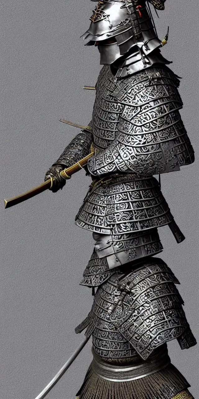 ancient japanese samurai warrior armor